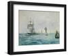 Fishing Boat Arriving, with the Wind Behind, 1864-Edouard Manet-Framed Giclee Print