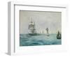 Fishing Boat Arriving, with the Wind Behind, 1864-Edouard Manet-Framed Giclee Print