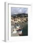 Fishing Boat at Quayside and Positano Town, Costiera Amalfitana (Amalfi Coast), Campania, Italy-Eleanor Scriven-Framed Photographic Print