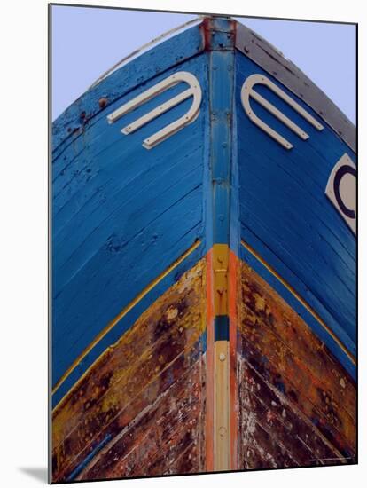 Fishing Boat at St. Vaast La Hogue, Cotentin Peninsula, Manche, Normandy, France-David Hughes-Mounted Photographic Print