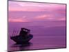 Fishing Boat at Sunset, Bunaken, Sulawesi, Indonesia-Jay Sturdevant-Mounted Photographic Print