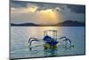 Fishing Boat at Sunset in Gili Asahan, Lombok-Fadil Aziz/Alcibbum Photography-Mounted Photographic Print