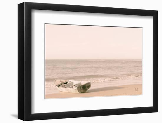 Fishing Boat at Sunset-Nathan Larson-Framed Photographic Print