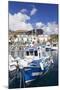 Fishing Boat at the Old Port of Puerto De Mogan-Markus Lange-Mounted Photographic Print