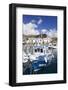 Fishing Boat at the Old Port of Puerto De Mogan-Markus Lange-Framed Photographic Print