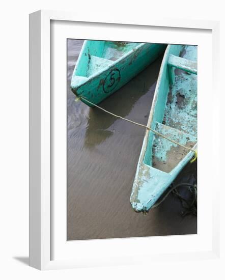 Fishing Boat, Barra De Potosi, Guerrero, Mexico-Walter Bibikow-Framed Photographic Print