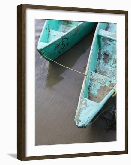 Fishing Boat, Barra De Potosi, Guerrero, Mexico-Walter Bibikow-Framed Photographic Print