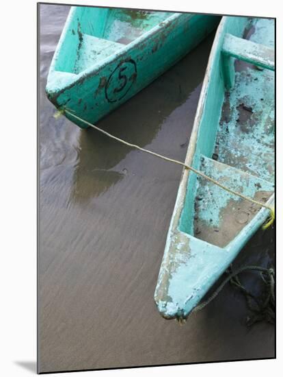 Fishing Boat, Barra De Potosi, Guerrero, Mexico-Walter Bibikow-Mounted Photographic Print