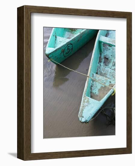 Fishing Boat, Barra De Potosi, Guerrero, Mexico-Walter Bibikow-Framed Photographic Print