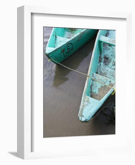 Fishing Boat, Barra De Potosi, Guerrero, Mexico-Walter Bibikow-Framed Photographic Print