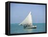 Fishing Boat, Caye Caulker, Belize-Russell Young-Framed Stretched Canvas