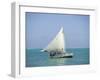 Fishing Boat, Caye Caulker, Belize-Russell Young-Framed Photographic Print