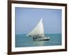 Fishing Boat, Caye Caulker, Belize-Russell Young-Framed Photographic Print
