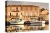 Fishing Boat, Centuri Port, Corsica, France, Mediterranean, Europe-Markus Lange-Stretched Canvas