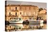 Fishing Boat, Centuri Port, Corsica, France, Mediterranean, Europe-Markus Lange-Stretched Canvas