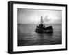 Fishing Boat, Circa 1913-Asahel Curtis-Framed Giclee Print