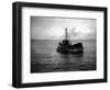 Fishing Boat, Circa 1913-Asahel Curtis-Framed Giclee Print