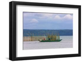 Fishing Boat, City of Iloilo, Philippines-Keren Su-Framed Photographic Print