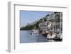 Fishing Boat Coming in to Moor Alongside Other Fishing Boats and Sailing Yachts in Looe Harbour-Nick Upton-Framed Photographic Print