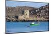 Fishing Boat, Cromwell's Castle on Tresco, Isles of Scilly, England, United Kingdom, Europe-Robert Harding-Mounted Photographic Print