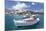 Fishing Boat, Harbour, Agia Galini, South Coast, Crete, Greek Islands, Greece, Europe-Markus Lange-Mounted Photographic Print