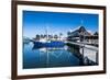 Fishing Boat Harbour of Fremantle, Western Australia, Australia, Pacific-Michael Runkel-Framed Photographic Print