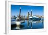 Fishing Boat Harbour of Fremantle, Western Australia, Australia, Pacific-Michael Runkel-Framed Photographic Print