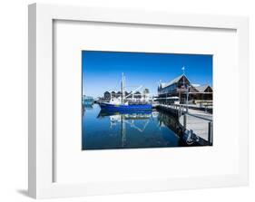 Fishing Boat Harbour of Fremantle, Western Australia, Australia, Pacific-Michael Runkel-Framed Photographic Print