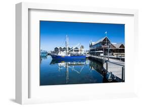 Fishing Boat Harbour of Fremantle, Western Australia, Australia, Pacific-Michael Runkel-Framed Photographic Print