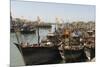 Fishing Boat Harbour, Porbander, Gujarat, India, Asia-Tony Waltham-Mounted Photographic Print
