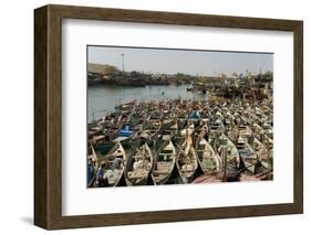 Fishing Boat Harbour, Porbander, Gujarat, India, Asia-Tony Waltham-Framed Photographic Print