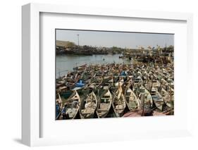 Fishing Boat Harbour, Porbander, Gujarat, India, Asia-Tony Waltham-Framed Photographic Print