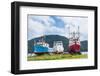 Fishing Boat in Corner Brook, Newfoundland, Canada, North America-Michael Runkel-Framed Photographic Print