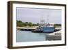 Fishing Boat in Harbour in Barbuda-Robert-Framed Photographic Print