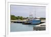 Fishing Boat in Harbour in Barbuda-Robert-Framed Photographic Print