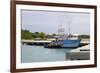 Fishing Boat in Harbour in Barbuda-Robert-Framed Photographic Print