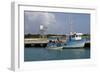 Fishing Boat in Harbour in Barbuda-Robert-Framed Photographic Print