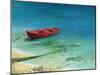 Fishing Boat In Island Corfu-kirilstanchev-Mounted Art Print