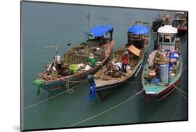 Fishing Boat in Nathon City, Koh Samui Island, Thailand, Southeast Asia, Asia-Richard Cummins-Mounted Photographic Print