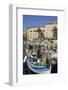 Fishing Boat in Old Harbor at Ajaccio on Corsica-Christophe Boisvieux-Framed Photographic Print