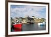 Fishing Boat in Peggy's Cove-null-Framed Art Print