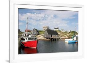 Fishing Boat in Peggy's Cove-null-Framed Art Print