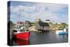 Fishing Boat in Peggy's Cove-null-Stretched Canvas