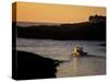 Fishing Boat in the Cove at Sunrise, Maine, USA-Jerry & Marcy Monkman-Stretched Canvas