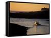 Fishing Boat in the Cove at Sunrise, Maine, USA-Jerry & Marcy Monkman-Framed Stretched Canvas