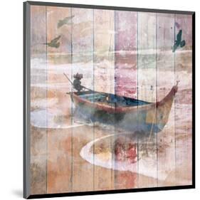 Fishing Boat in the Fog-Irena Orlov-Mounted Art Print