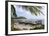 Fishing Boat in the Gulf of Thailand on the Island of Ko Samui, Thailand-David R. Frazier-Framed Photographic Print