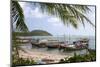 Fishing Boat in the Gulf of Thailand on the Island of Ko Samui, Thailand-David R. Frazier-Mounted Photographic Print