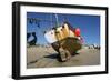 Fishing Boat in the Harbour at Low Tide, St Ives, Cornwall-Peter Thompson-Framed Photographic Print