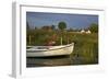 Fishing Boat in the Reed of the Saaler Bodden Close Ahrenshoop-Althagen-Uwe Steffens-Framed Photographic Print